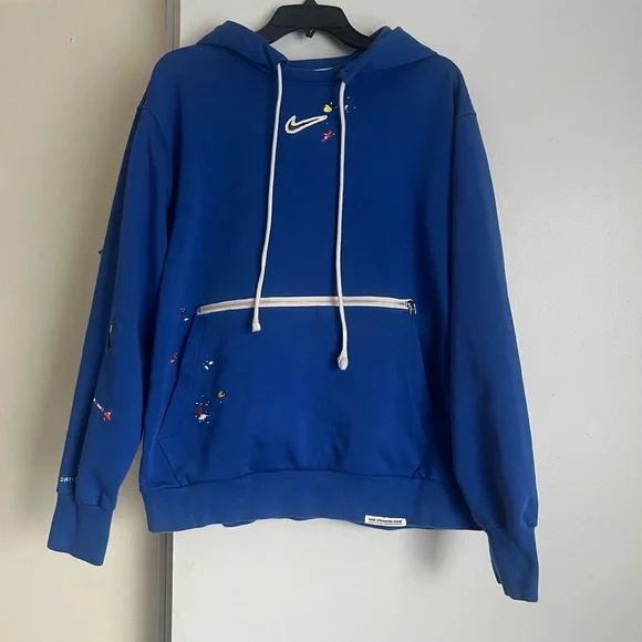 Nike Royal Blue Paint Splatter Sweatshirt
